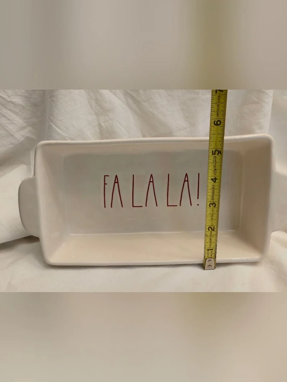 NEW Rae Dunn Fa La La Baking Dish, Christmas Bakeware , Xmas Gift